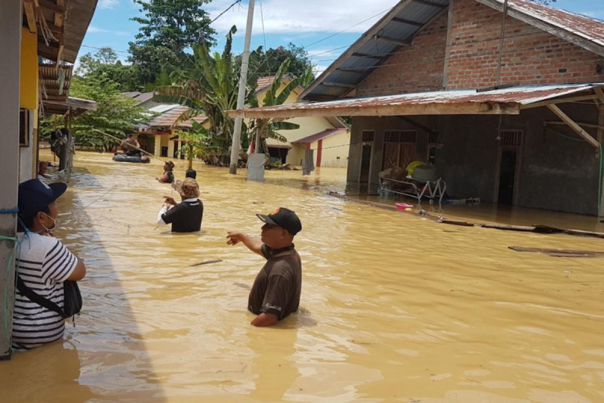 Empat desa terendam banjir di Kabupaten Paser Kaltim