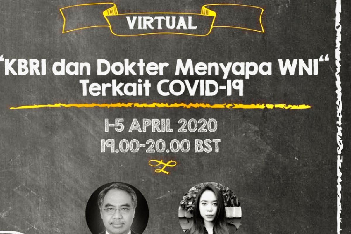 Ngopi Bareng Virtual cara KBRI London mengedukasi WNI saat wabah COVID-19