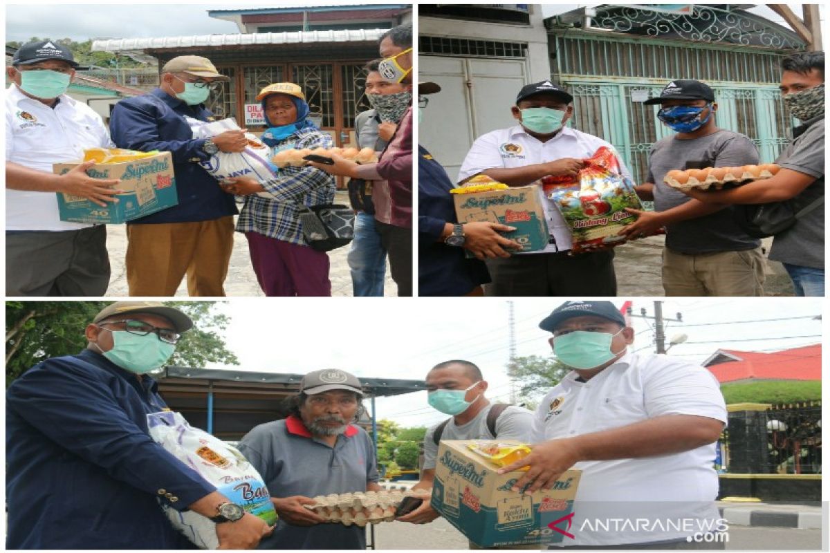 Karang Taruna-PWI dan IWO Sibolga-Tapteng berbagi kasih