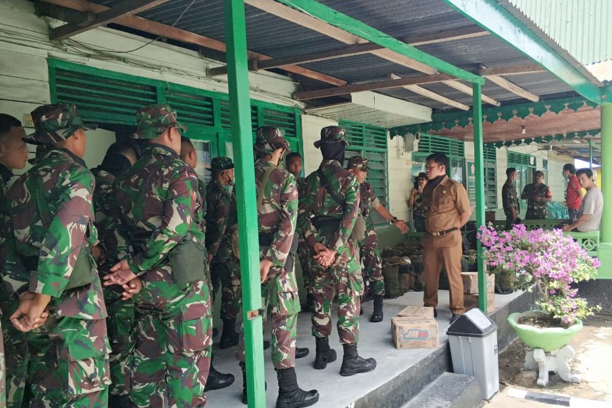 Batalyon Arhanud 13 Pekanbaru diperbantukan padamkan karhutla di Inhil