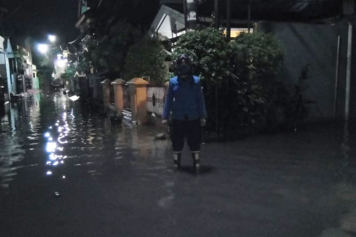 Banjir rendam 17 RW di Jaktim dan sebagian Jaksel