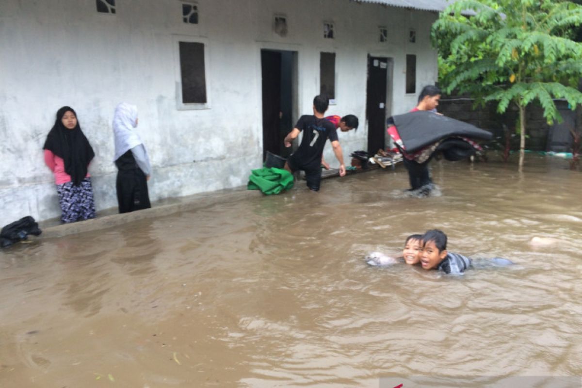 Banjir genangi tujuh titik di wilayah Jember