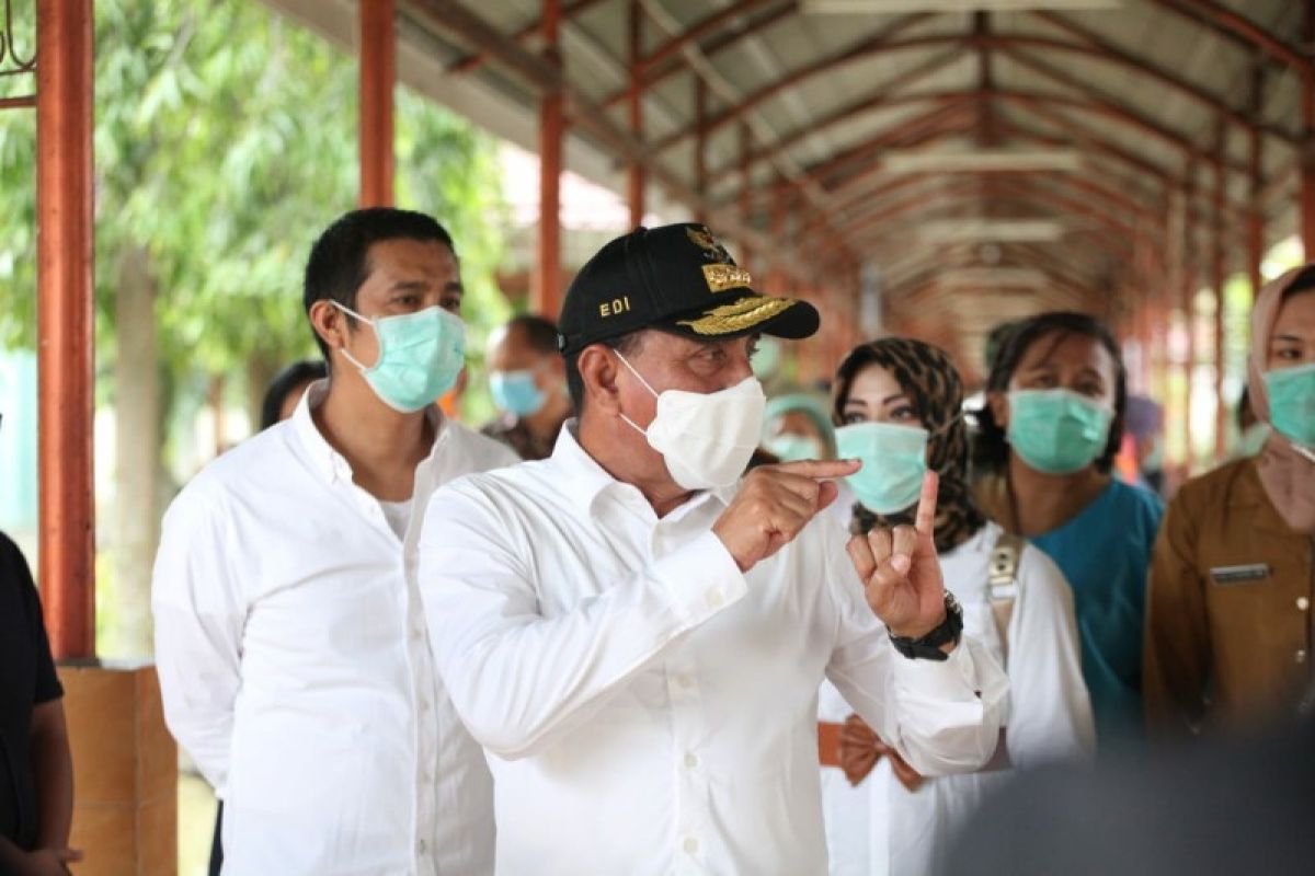 Gubsu tinjau kesiapan RSUD Djasamen Saragih Pematangsiantar tangani COVID-19