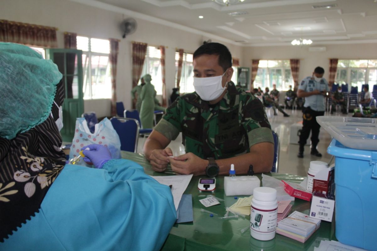 Stok darah minim, Kodim 1008/Tanjung laksanakan donor darah