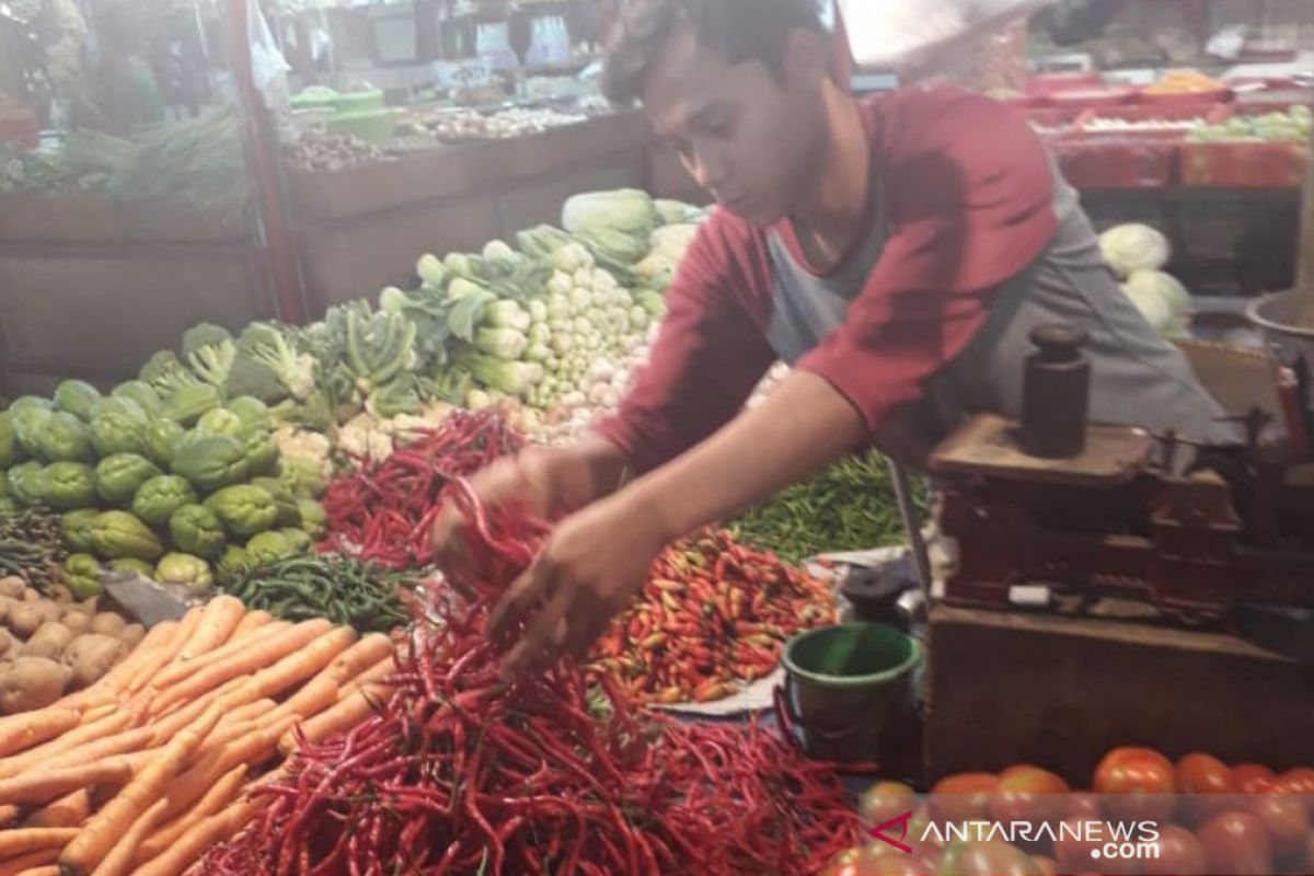 Harga cabai di 29 pasar Bogor turun signifikan