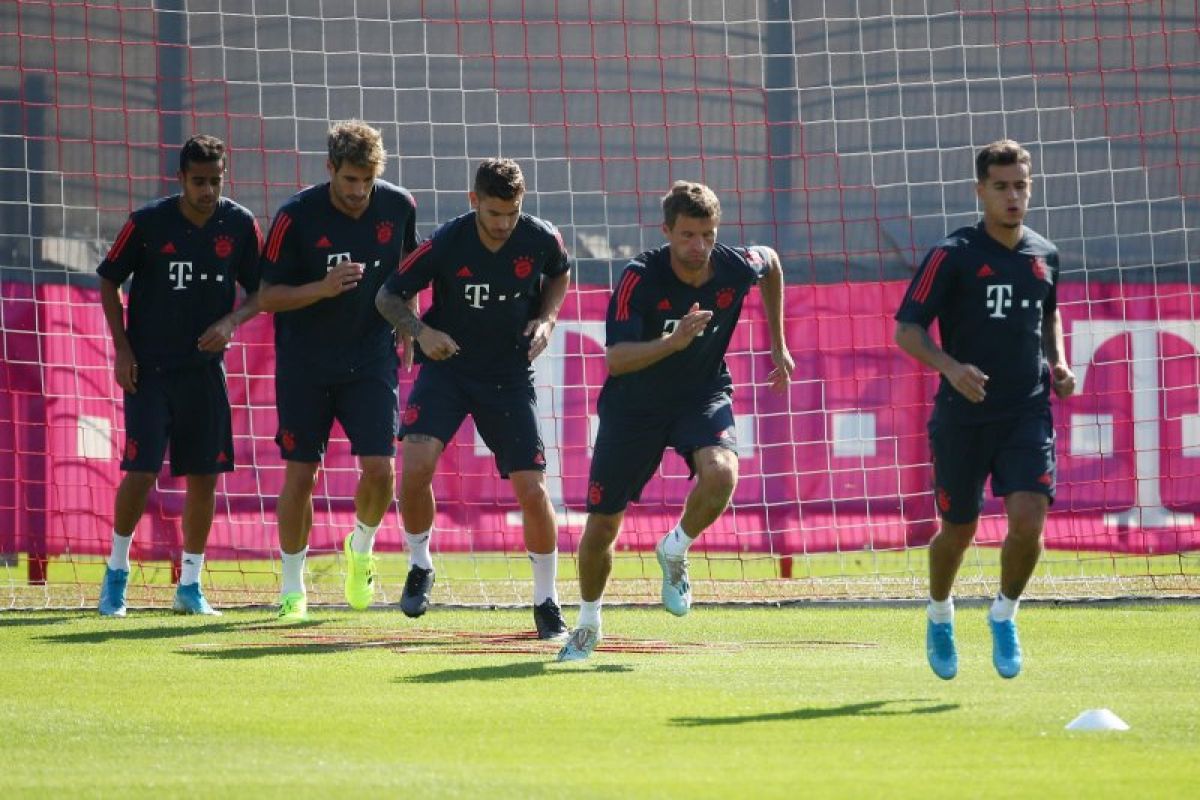 Bayern Munich berlakukan jarak fisik dalam sesi latihan