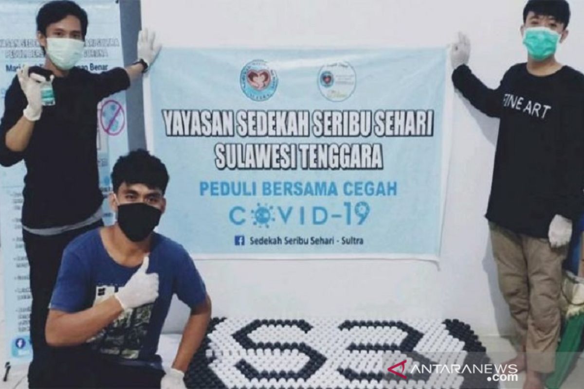 Dari Rp1.000 perhari, Yayasan S3 berbagi masker dan pembersih tangan