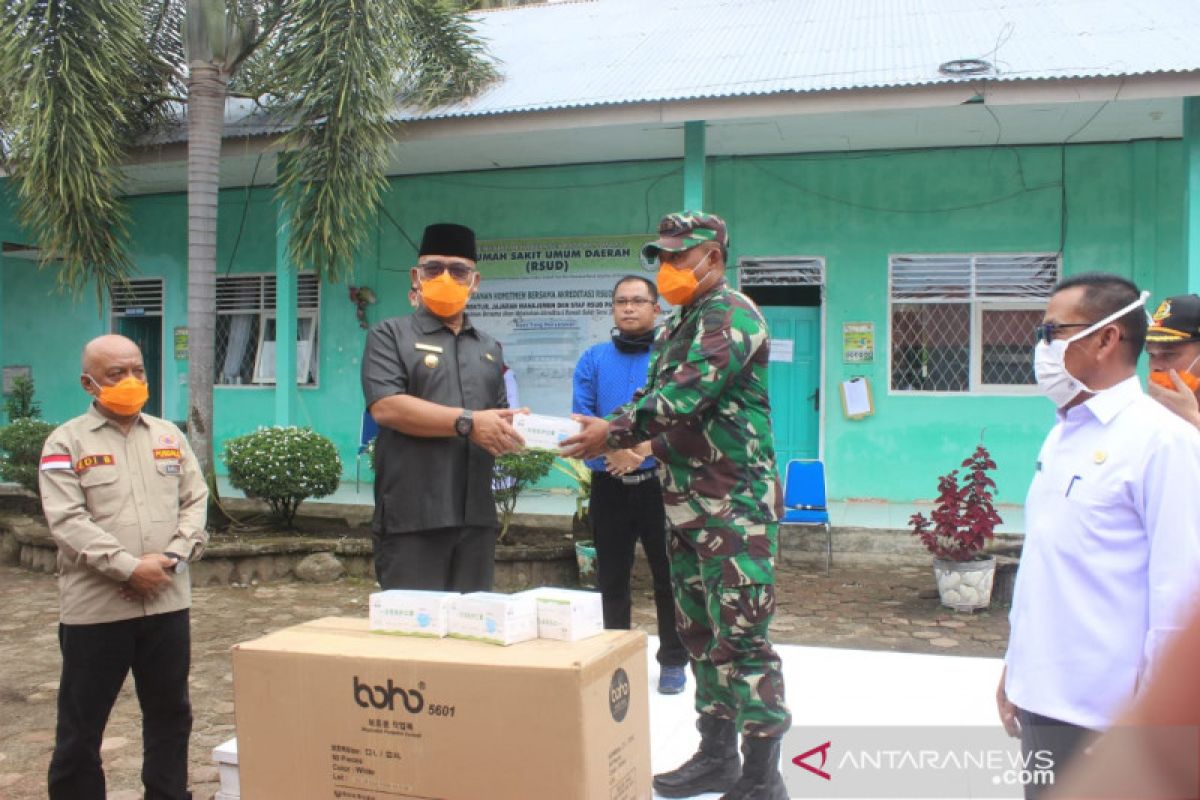 RSUD Jambak Pasaman Barat terima bantuan APD dari Mabes TNI