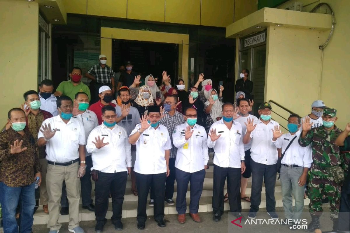 Harus bangkit, Pedagang ATC Padangsidimpuan akan lakukan penyemprotan disinfektan