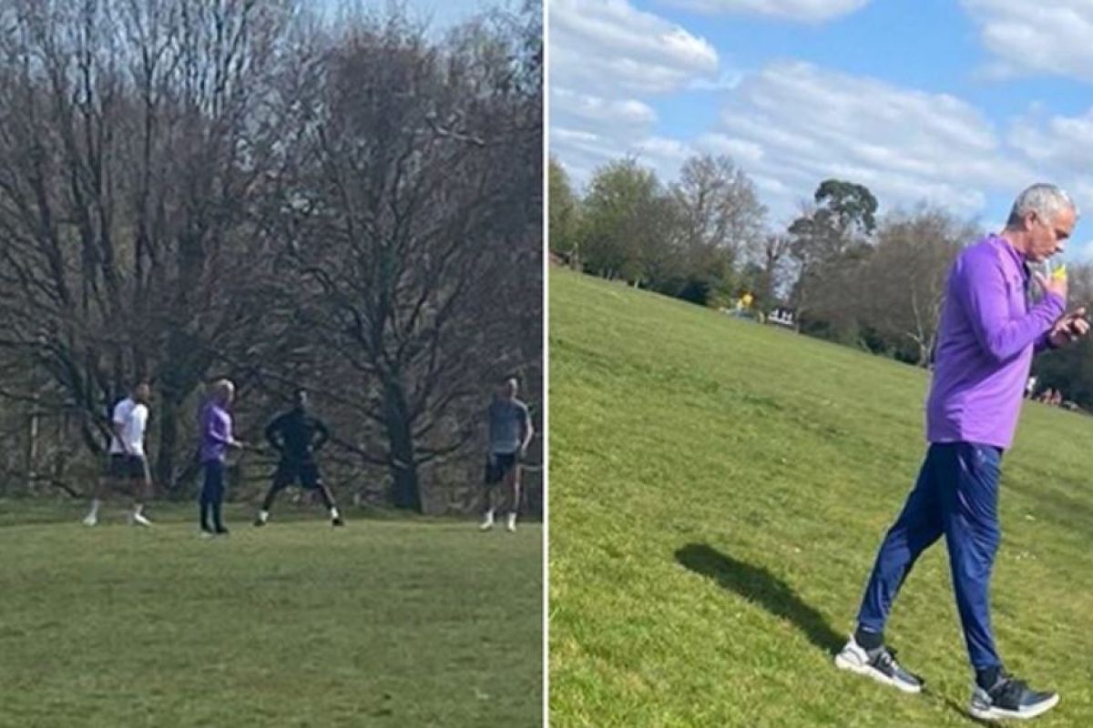 Mourinho akui bersalah usai gelar latihan di tempat umum