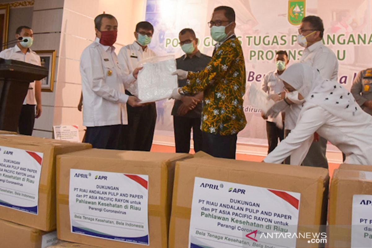 RAPP dan APR donasikan 315.450 APD untuk para tenaga medis Provinsi Riau