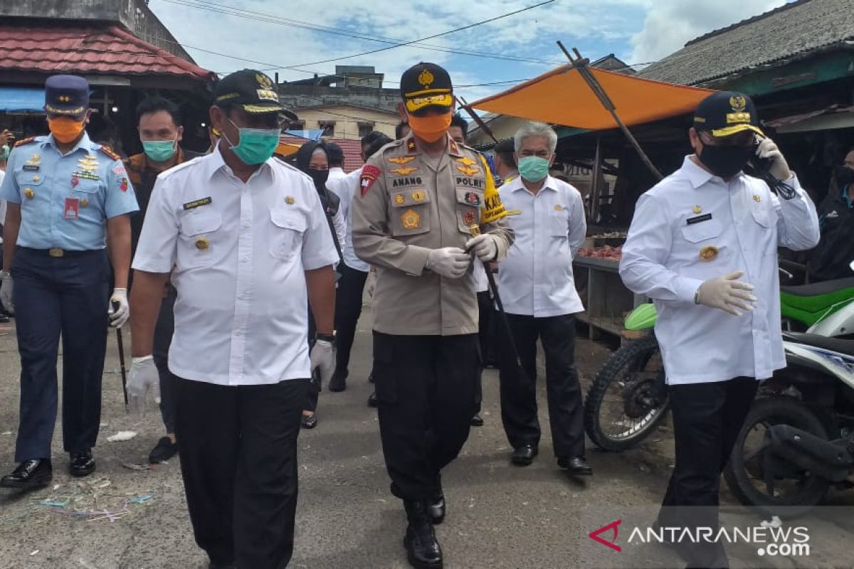 Gubernur-Kapolda Babel tinjau Pasar Tanjung Pandan