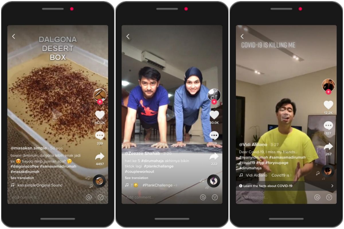 Enam hal yang bisa ditemukan di aplikasi TikTok