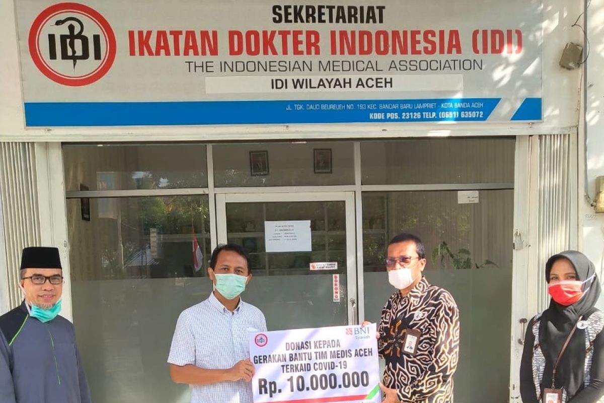 BNI Syariah galang donasi tim medis Provinsi Aceh