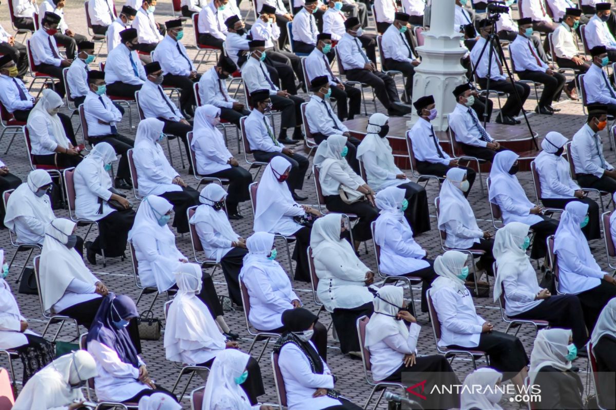 Pelantikan ratusan pejabat di Aceh Utara ikuti protokol kesehatan