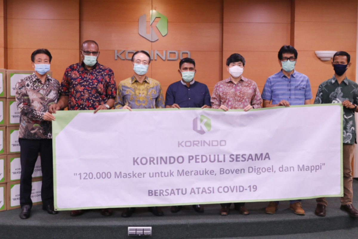 Korindo Group kirimkan bantuan 120.000 masker ke Papua