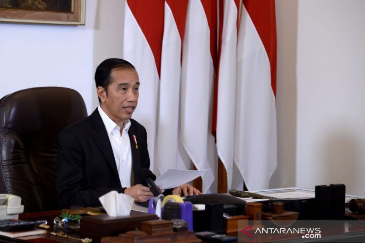 Presiden Jokowi tidak bagikan paket sembako di Istana Kepresidenan Bogor