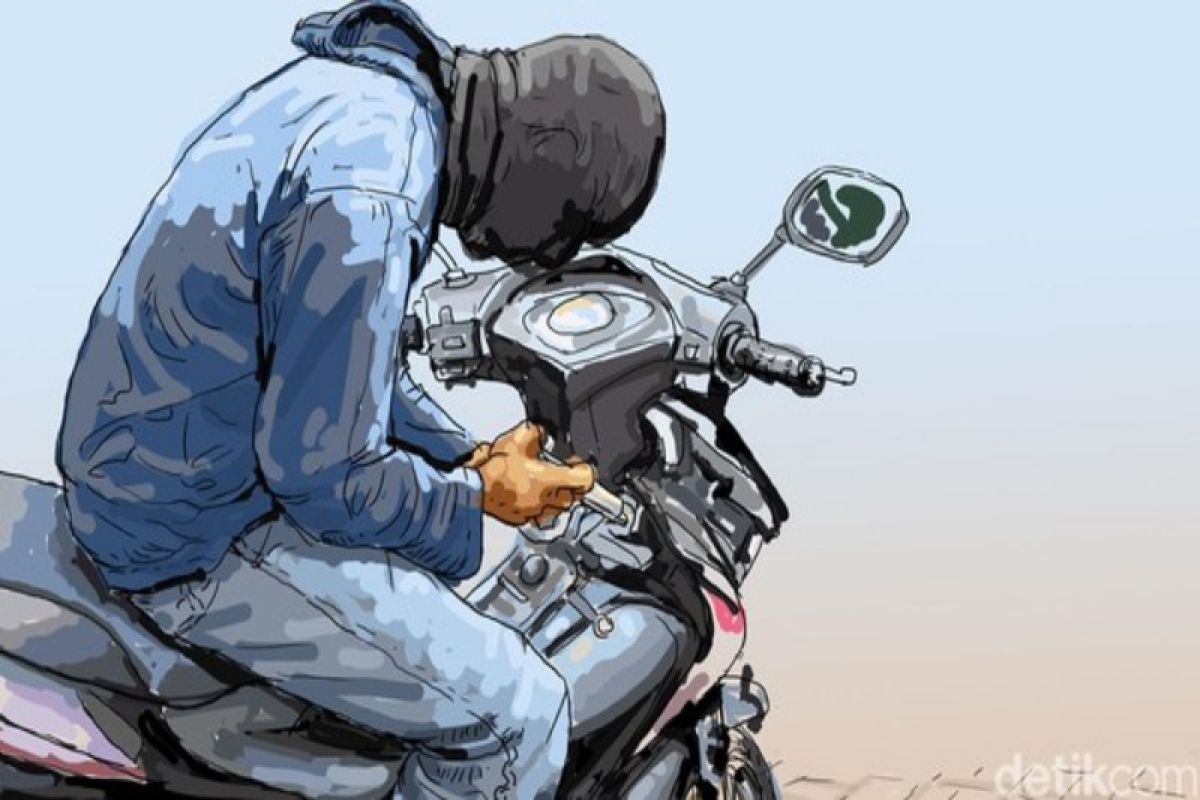Dua pencuri sepeda motor di Tebing Tinggi didor petugas
