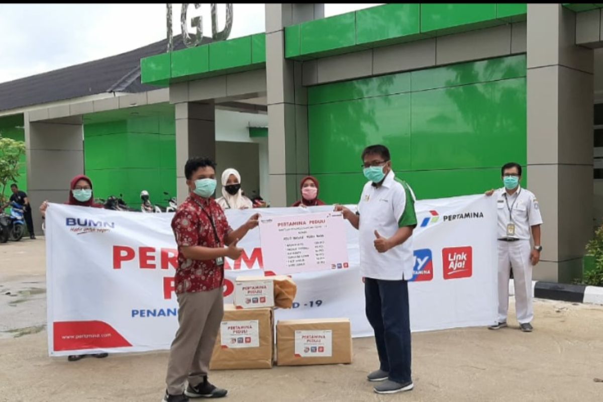 Pertamina berikan bantuan APD ke RSUD dan Puskesmas Sungai Durian