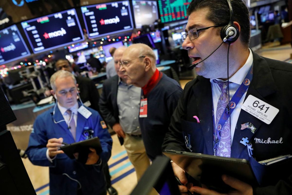 Sahams-saham Wall Street berakhir naik didukung  program penyelamatan Fed terbaru