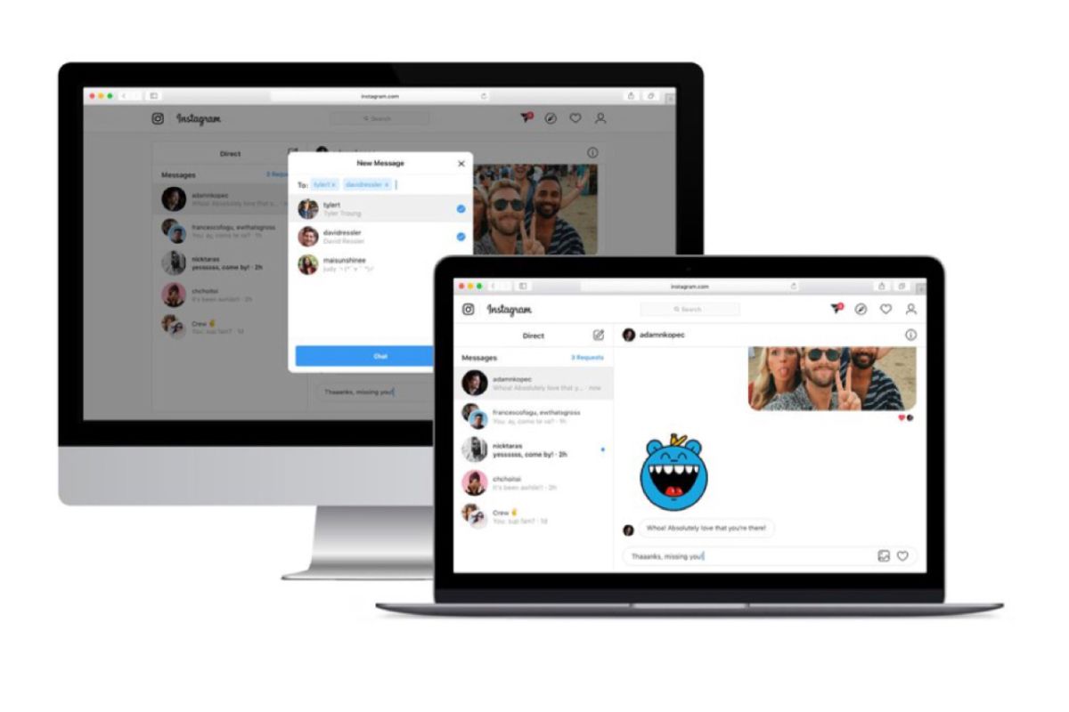 DM Instagram kini bisa diakses di web