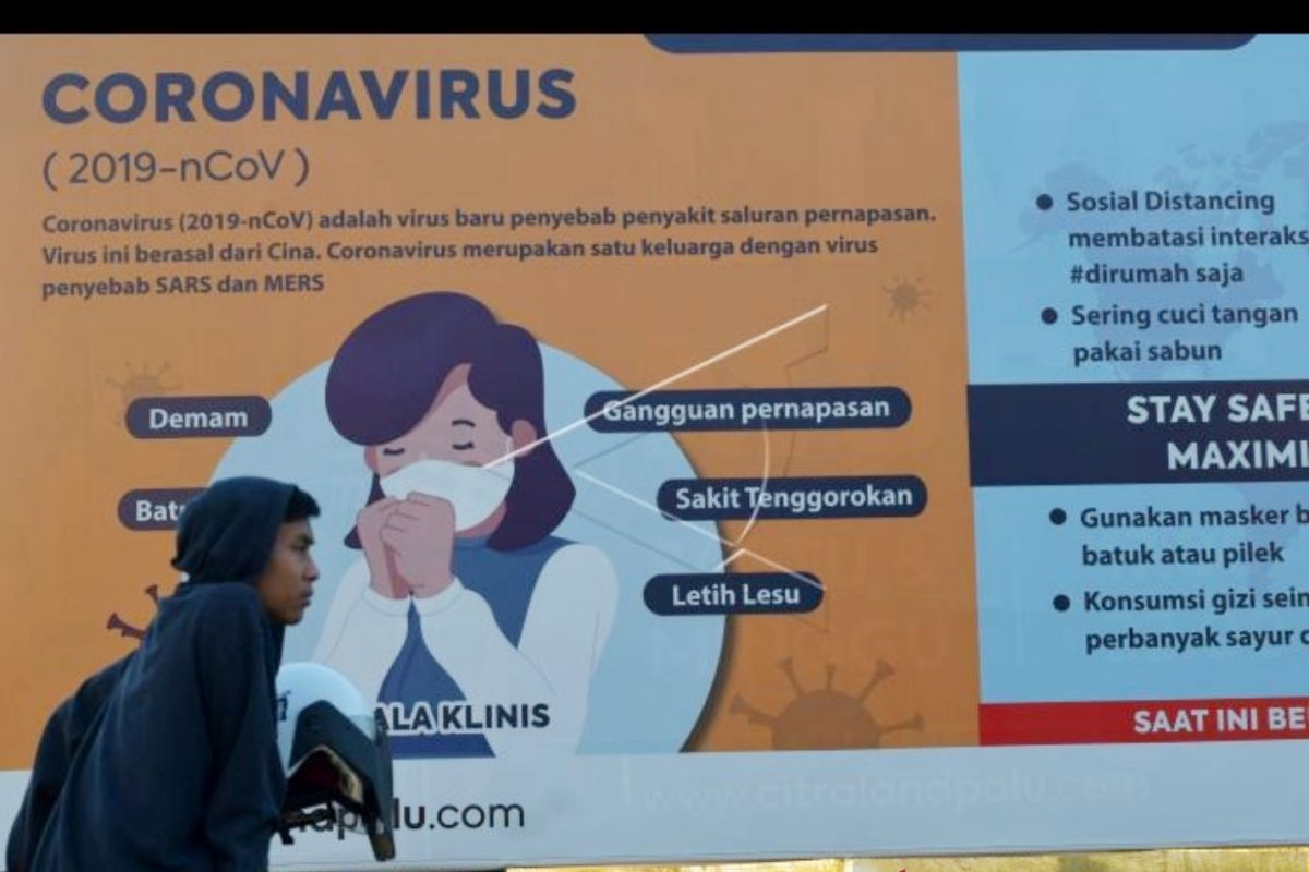 Satu warga positif COVID-19 di Palu meninggal dunia