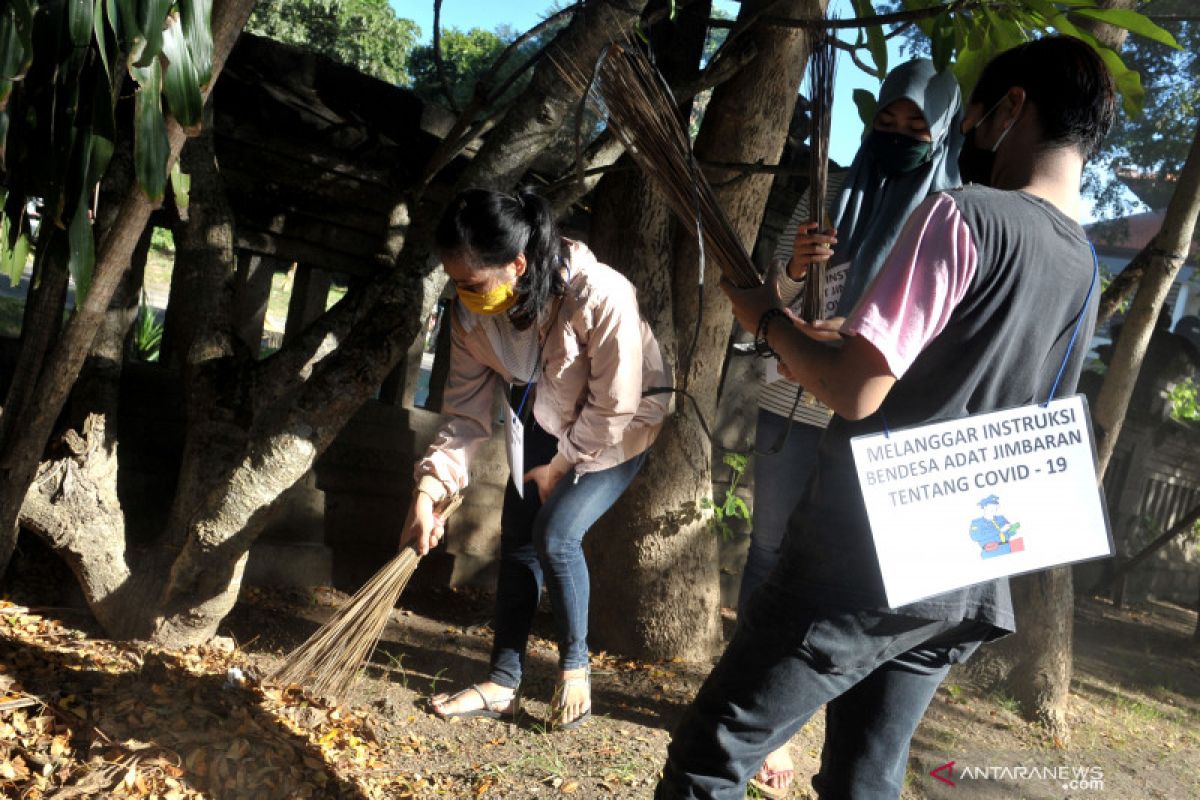Desa Adat Jimbaran terapkan sanksi adat bagi pelanggar aturan pencegahan  COVID-19