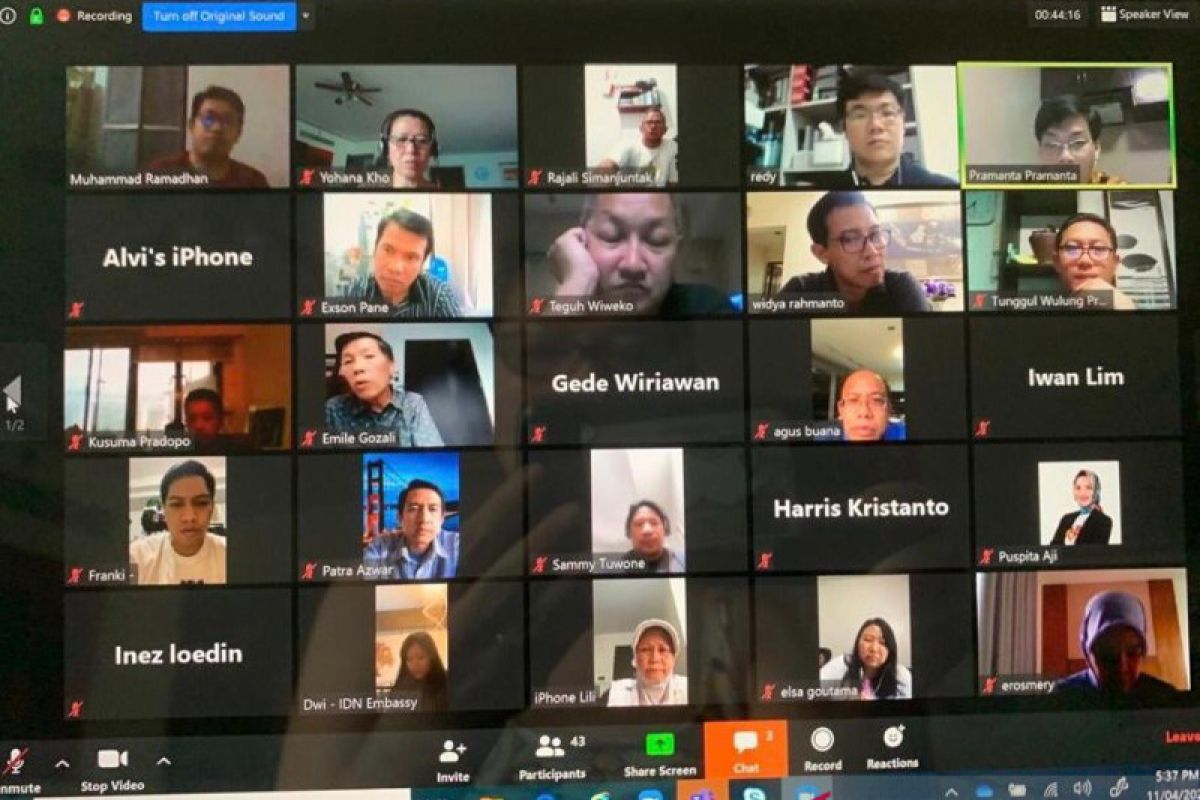 WNI di Filipina berdiskusi virtual soal kesehatan di tengah "lockdown"