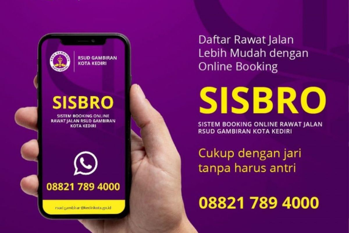 Kurangi antrean, RSUD Gambiran Kediri minta pasien daftar melalui WA