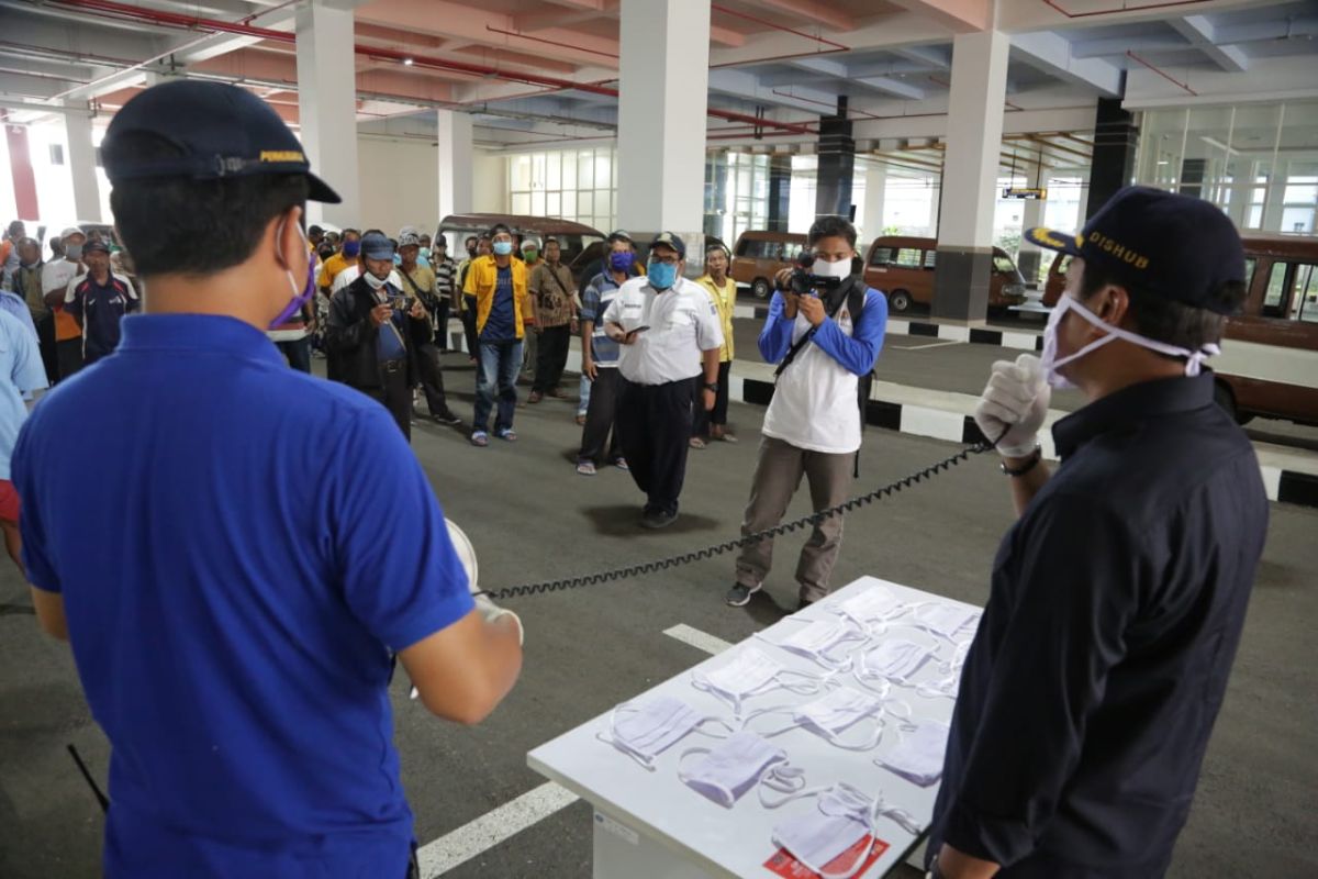 Dishub Surabaya terapkan protokol kesehatan transportasi di terminal