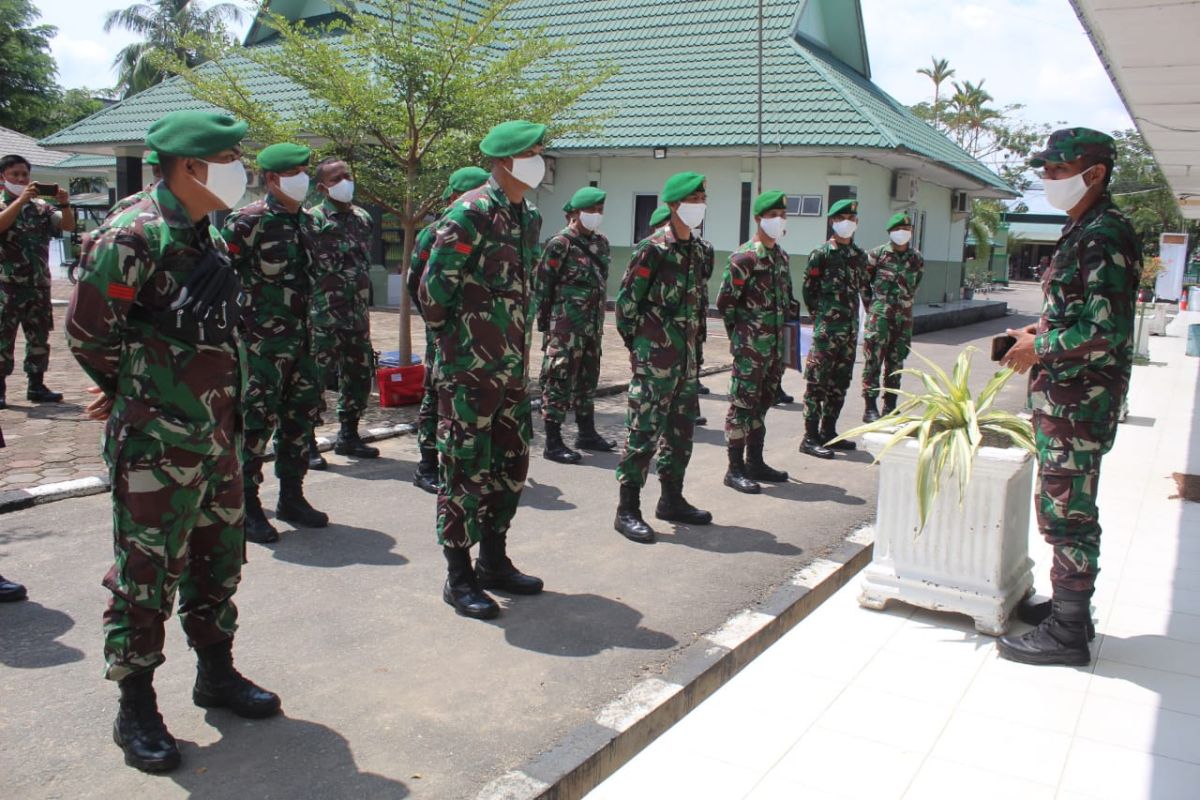 Bantu atasi COVID-19, 25 anggota Kodam Bukit Barisan tiba di Inhil