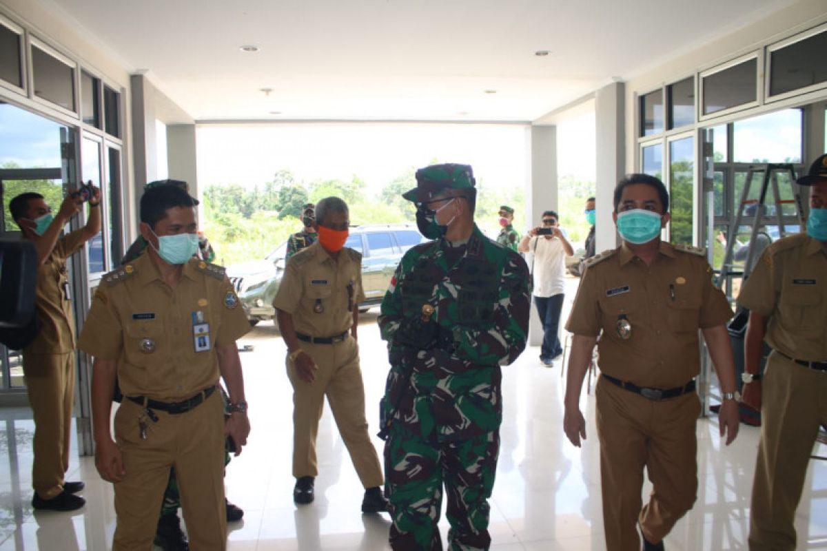 Pangdam Tanjungpura tinjau Rusunawa untuk isolasi COVID-19
