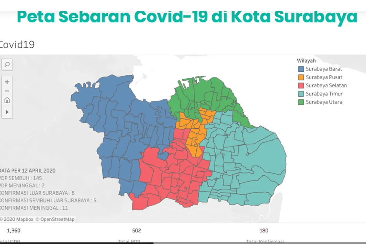 gambar peta kota surabaya