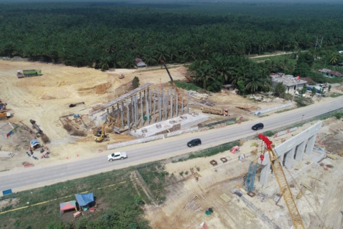 Progres konstruksi Tol Pekanbaru-Dumai capai 96 persen