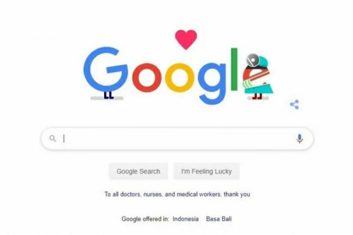 Terima kasih Google Doodle kepada para petugas medis