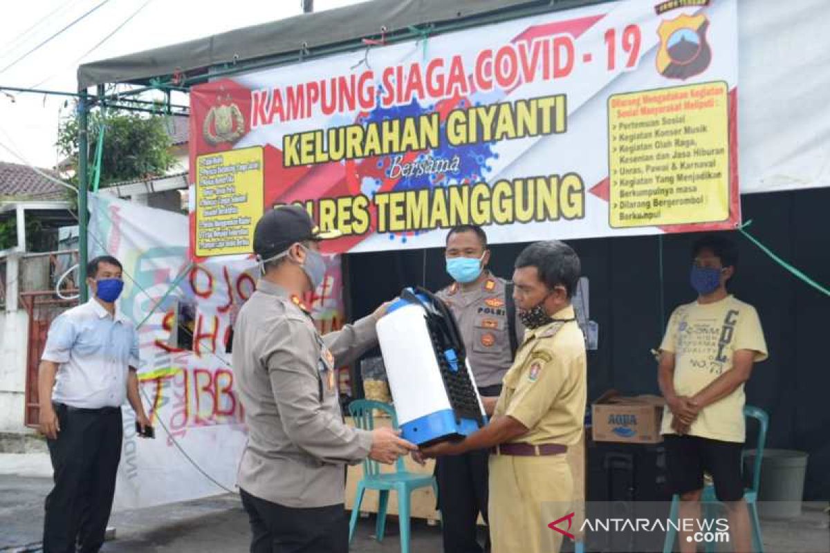 Polres Temanggung membentuk Kampung Siaga COVID-19 di 7 kelurahan