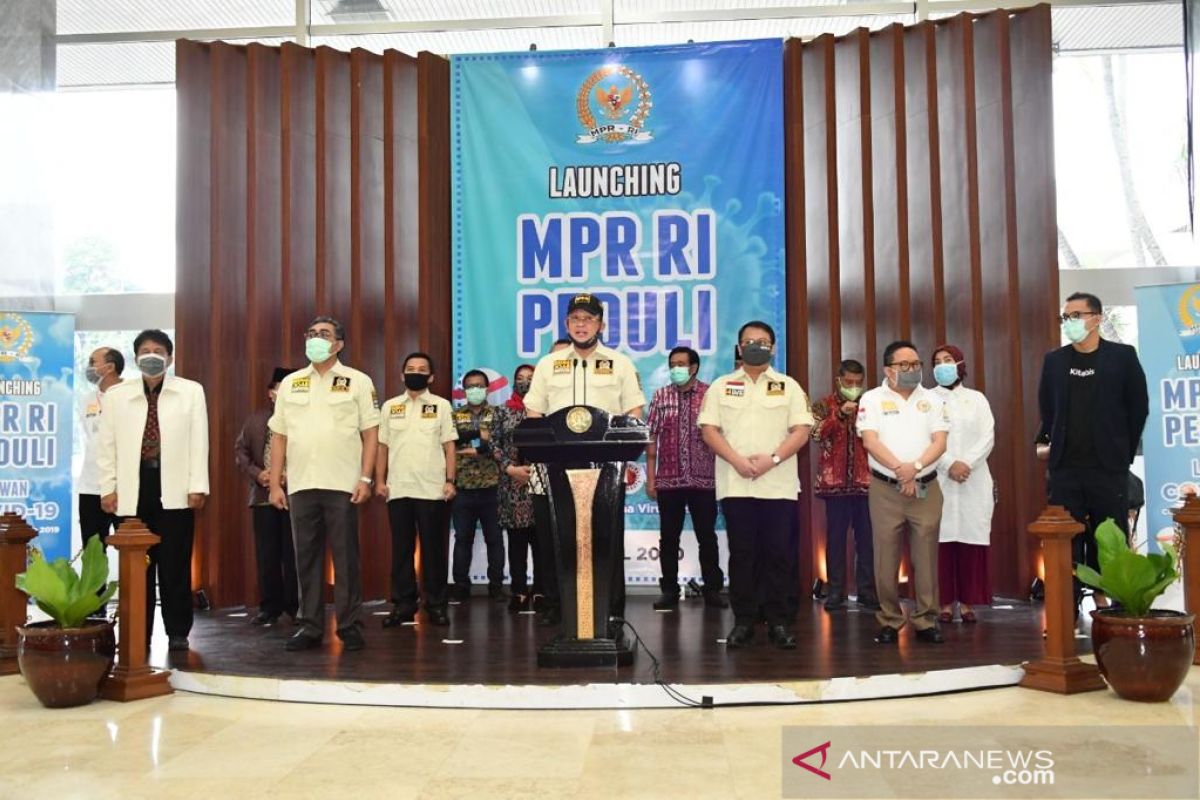 Ketua MPR-Presiden  bahas percepatan penanganan COVID-19