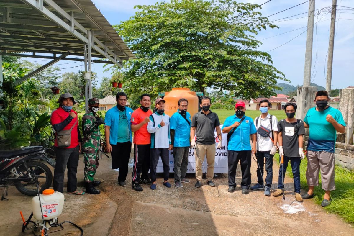 Pemuda Bangka Tengah bantu pemerintah cegah penyebaran virus COVID-19