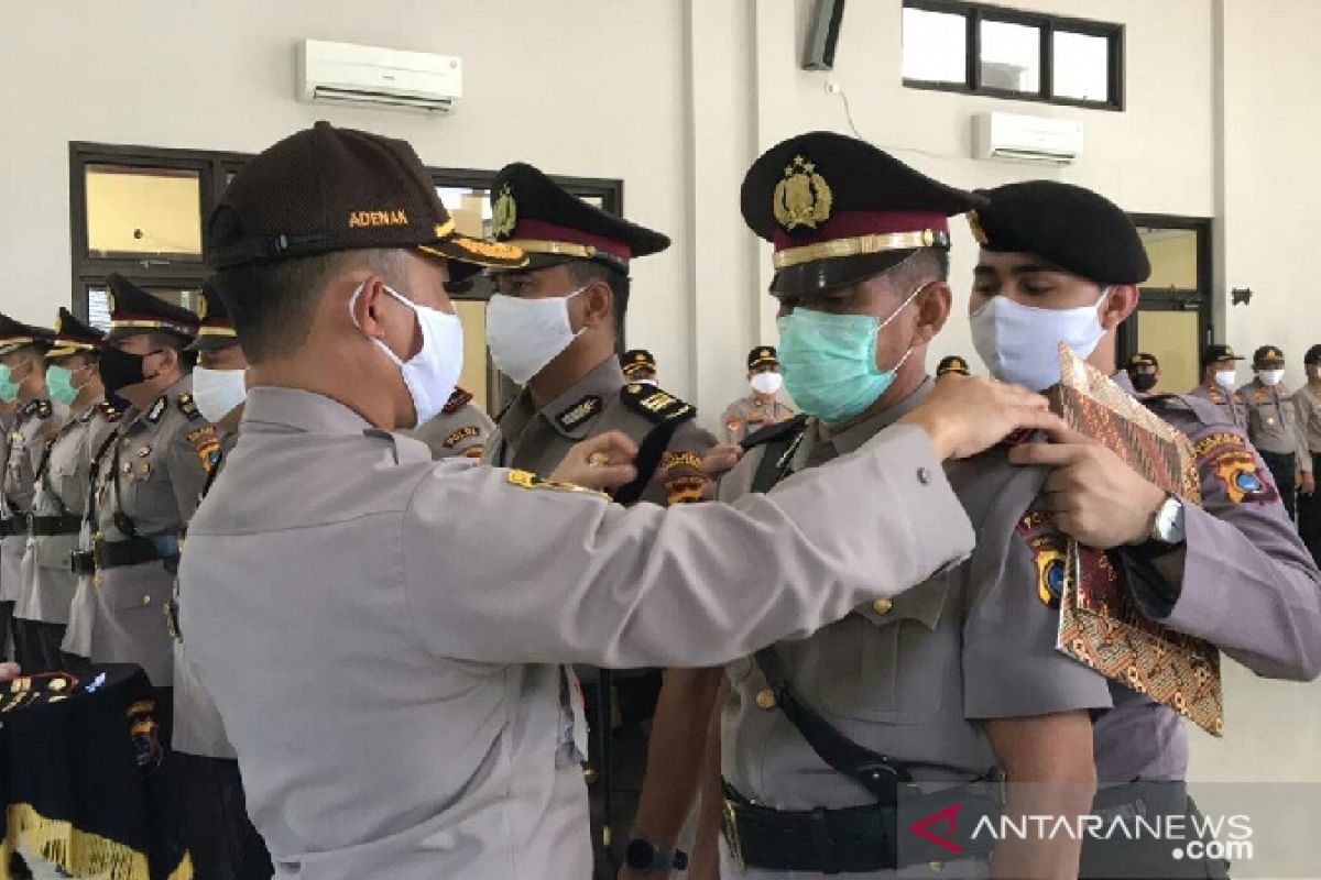 Kapolres Bangka Barat lantik empat pejabat PJU