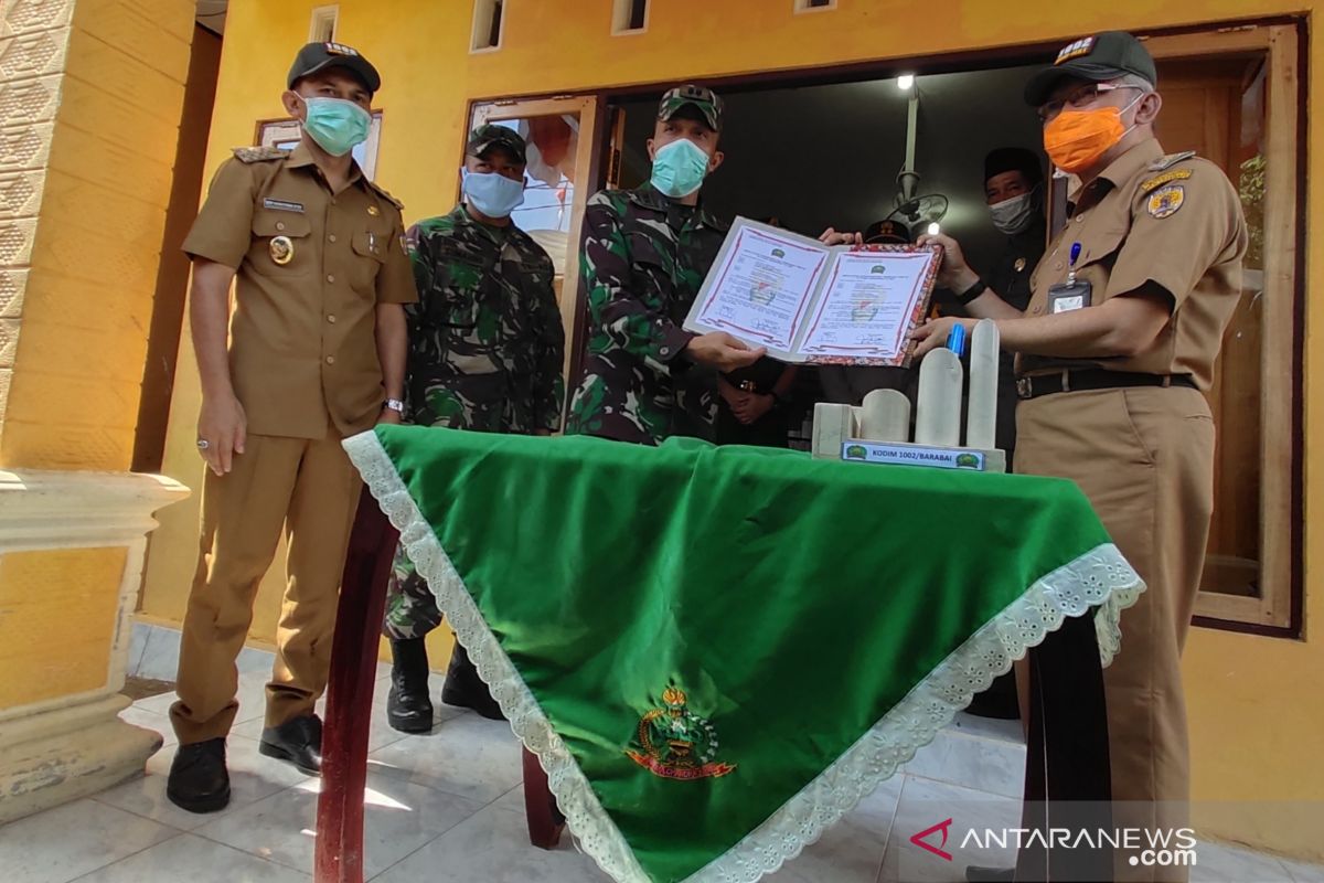 Bupati HST: Masyarakat harus menjaga dan merawat hasil pembangunan TMMD