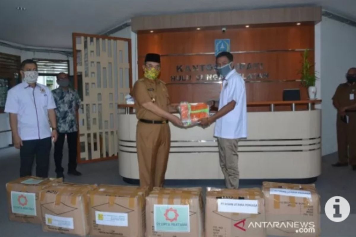 Sebanyak 7.500 masker di Kabupaten ke Hulu Sungai Selatan didonasikan