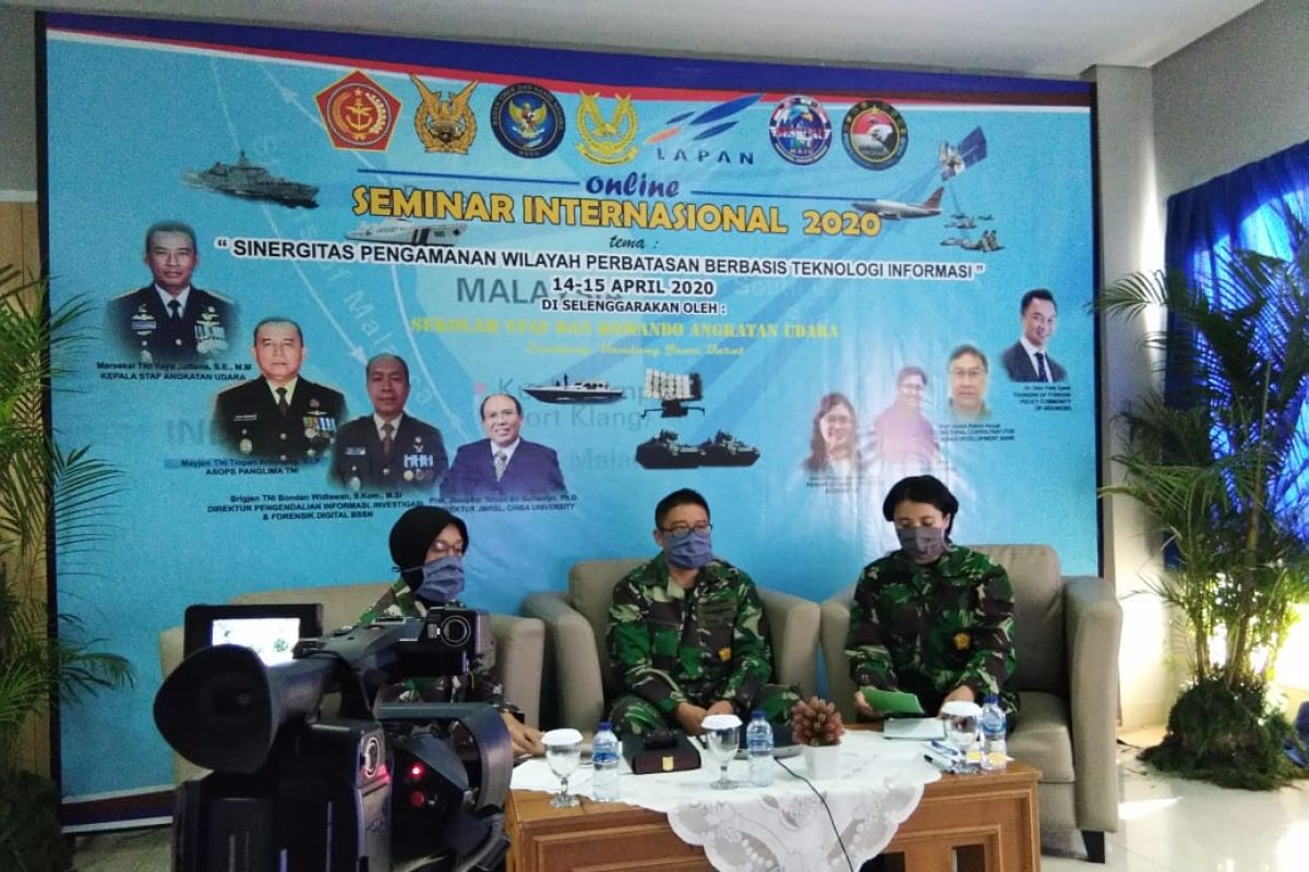 Seskoau gelar forum internasional daring tentang pengamanan perbatasan