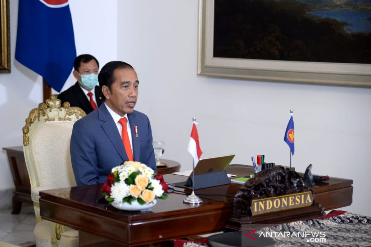 Presiden Jokowi ajak ASEAN Plus 3 bentuk Gugus Tugas hadapi pandemi