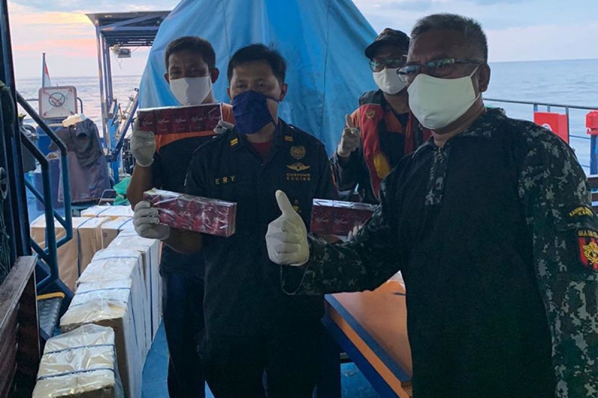 Bea cukai gagalkan penyelundupan rokok senilai Rp10,36 miliar di Aceh Timur