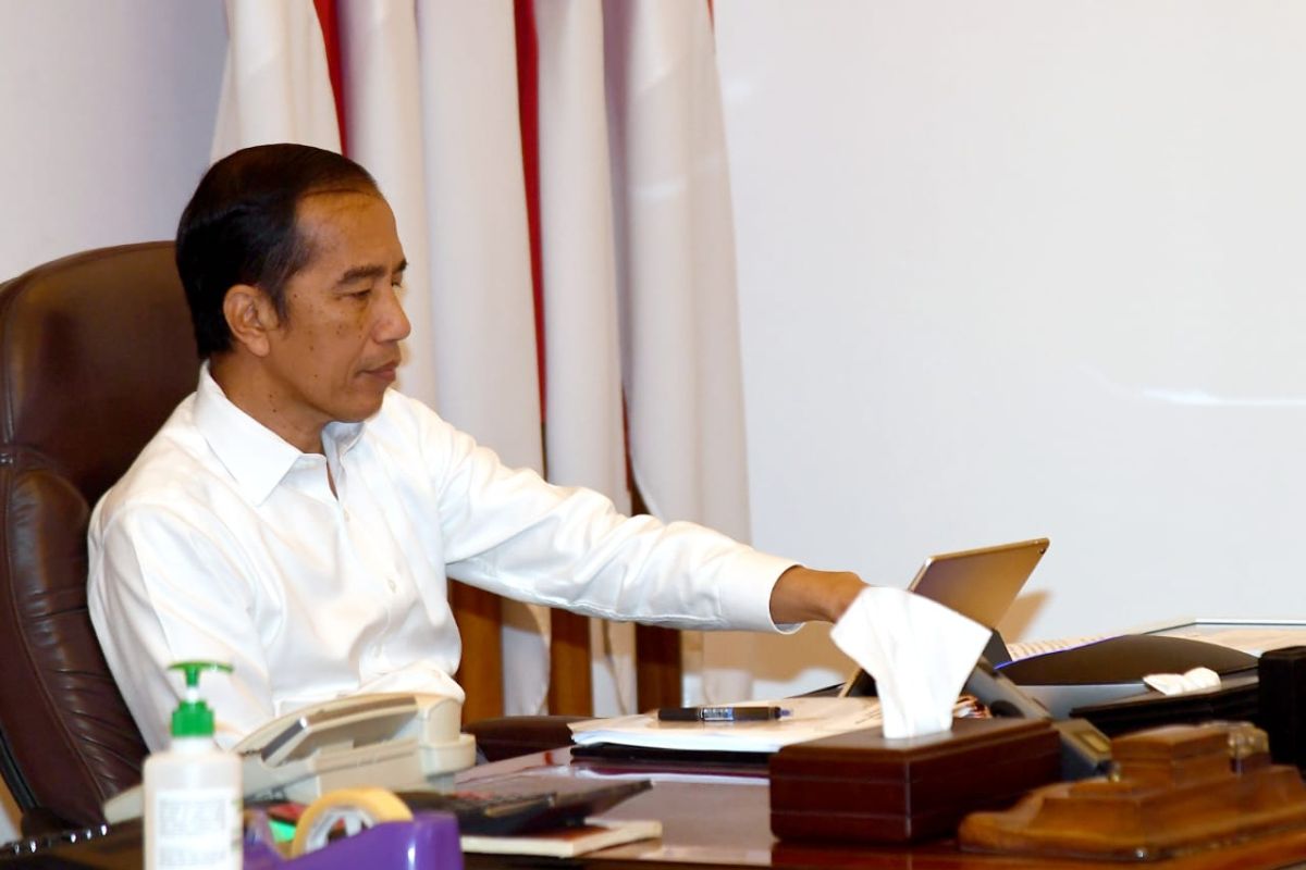 Presiden Jokowi terapkan 4 hal optimalkan industri domestik respons COVID-19