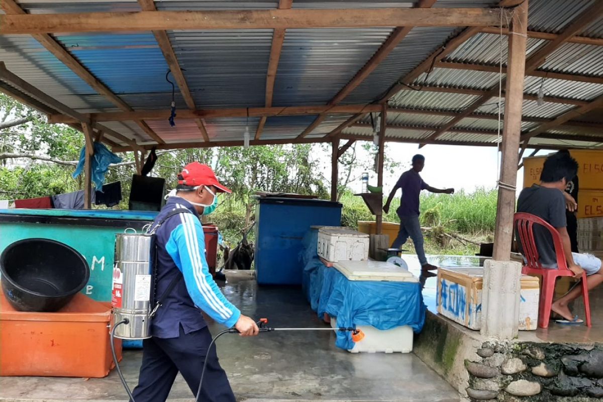 Mukomuko cegah penyebaran COVID-19 di gudang ikan