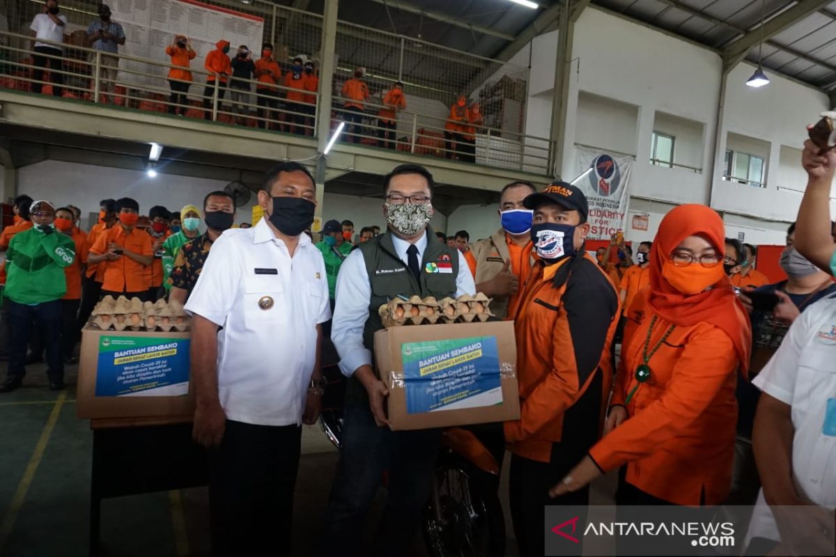 Sejuta keluarga terdampak corona di Jawa Barat dapat bantuan tunai