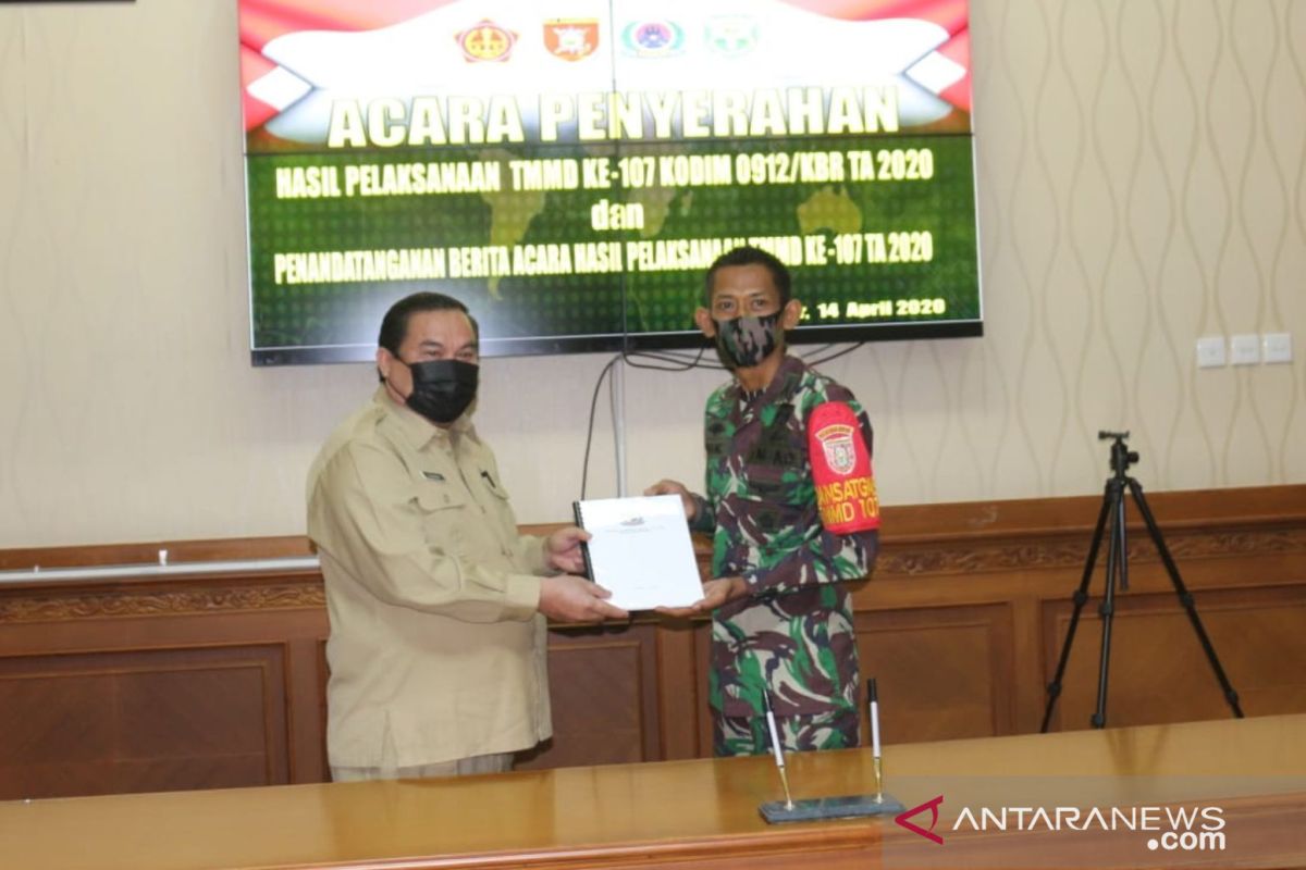 TMMD di Kubar tuntaskan lima program pembangunan fisik