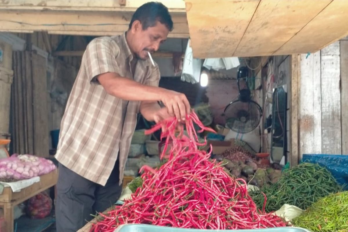 Harga cabai merah di Abdya turun sampai 50 persen jelang Ramadhan