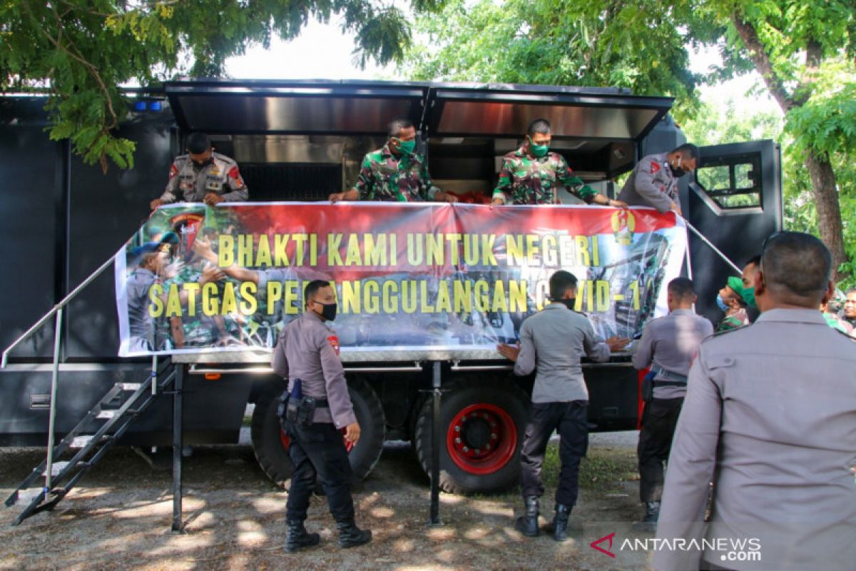 TNI-Polri di NTB dirikan dapur lapangan untuk warga terdampak COVID-19